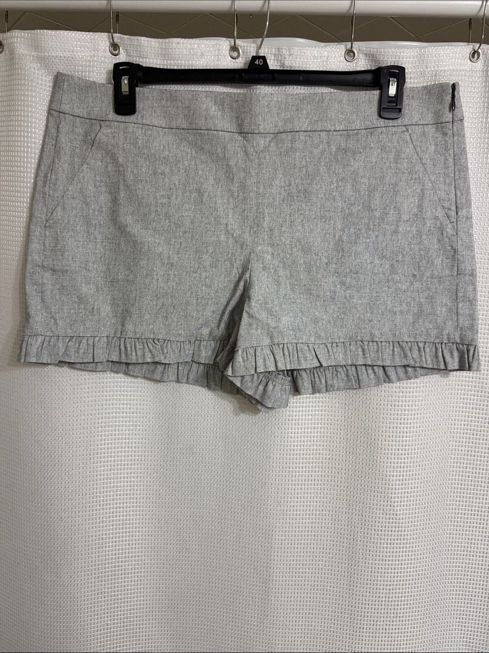 NWT LOFT gray shorts. Size 14